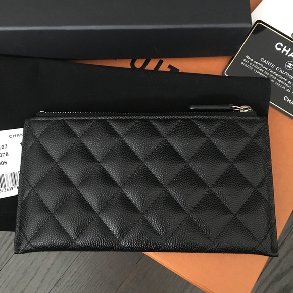 Authentic Chanel Zip Pouch Wallet - Picture 4 of 9